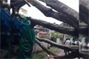 Kapikad: Tree falls and damages electric pole